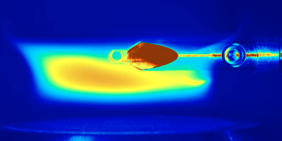 Partikel-Probenahme aus Hochtemperaturprozessen und Bildanalyse