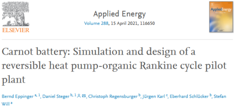 Zum Artikel "Neue Veröffentlichung „Carnot Battery“"