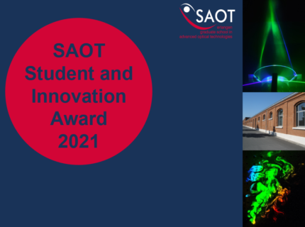Zum Artikel "SAOT Innovation Award 2021 an den LTT"