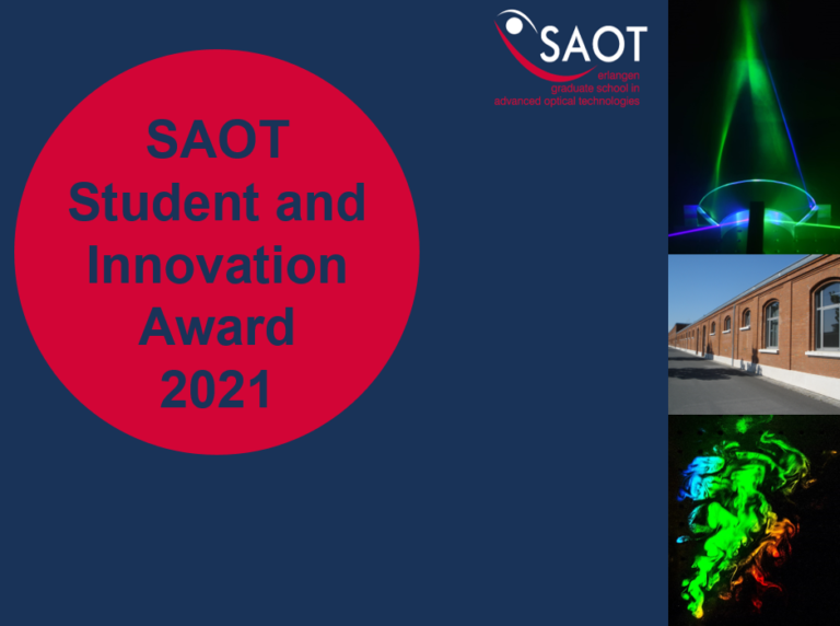 SAOT Innovation Award 2021 an den LTT
